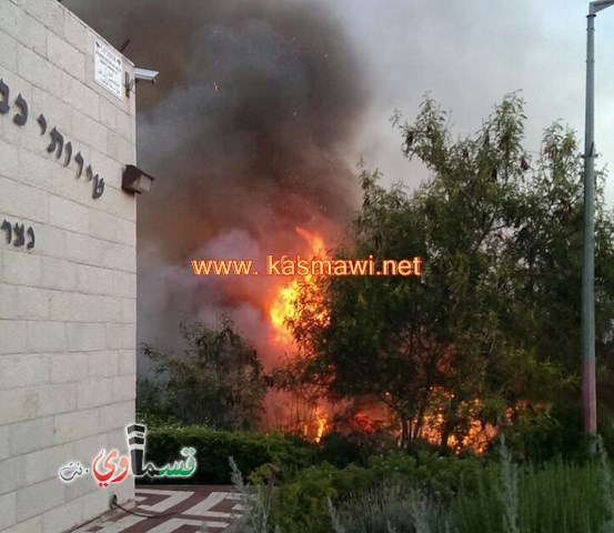 فيديو: الحرائق تزداد  واسرائيل تشتعل : حريق في الناقورة واخلاء مدرسة في كرمئيل